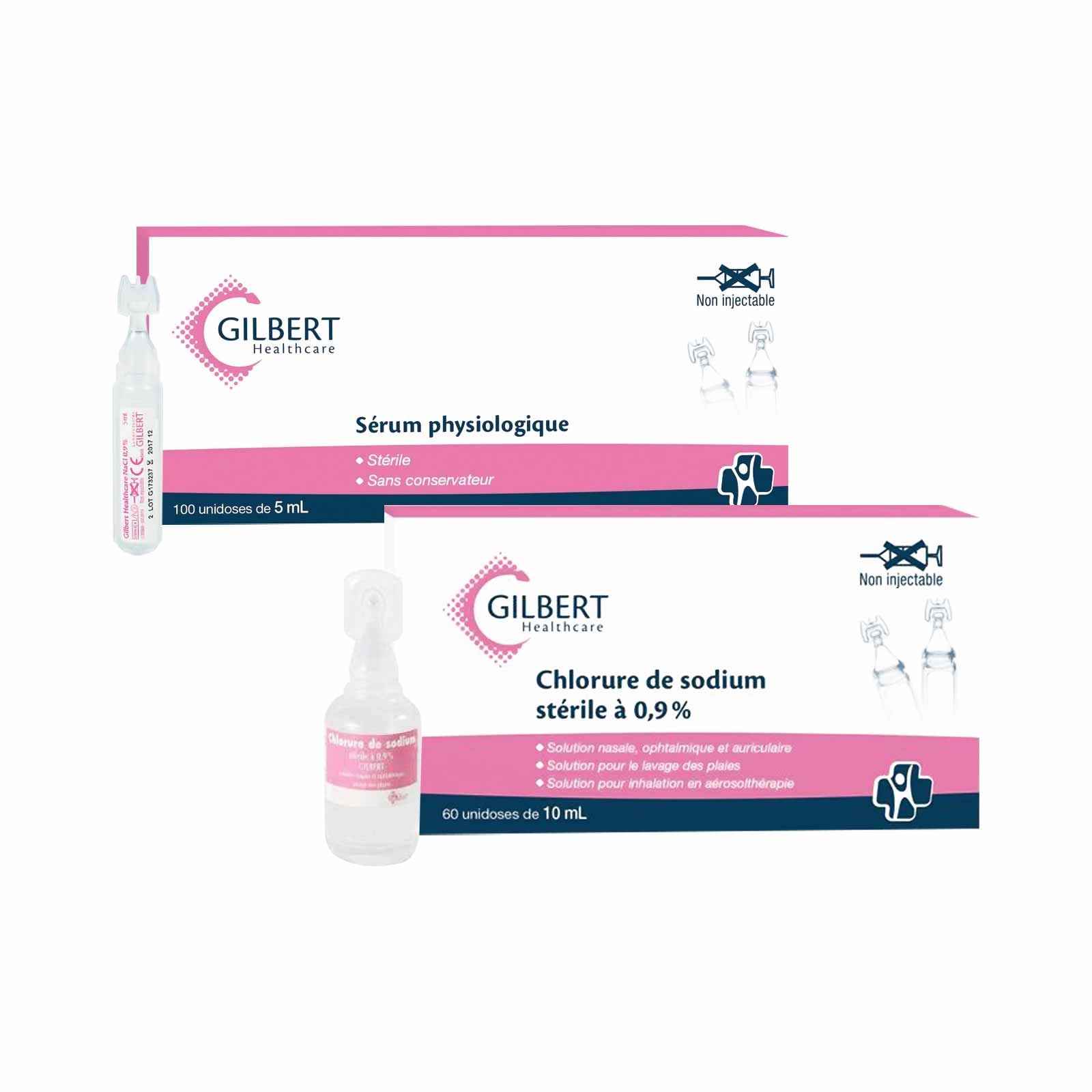 Sérum physiologique Gilbert Healthcare