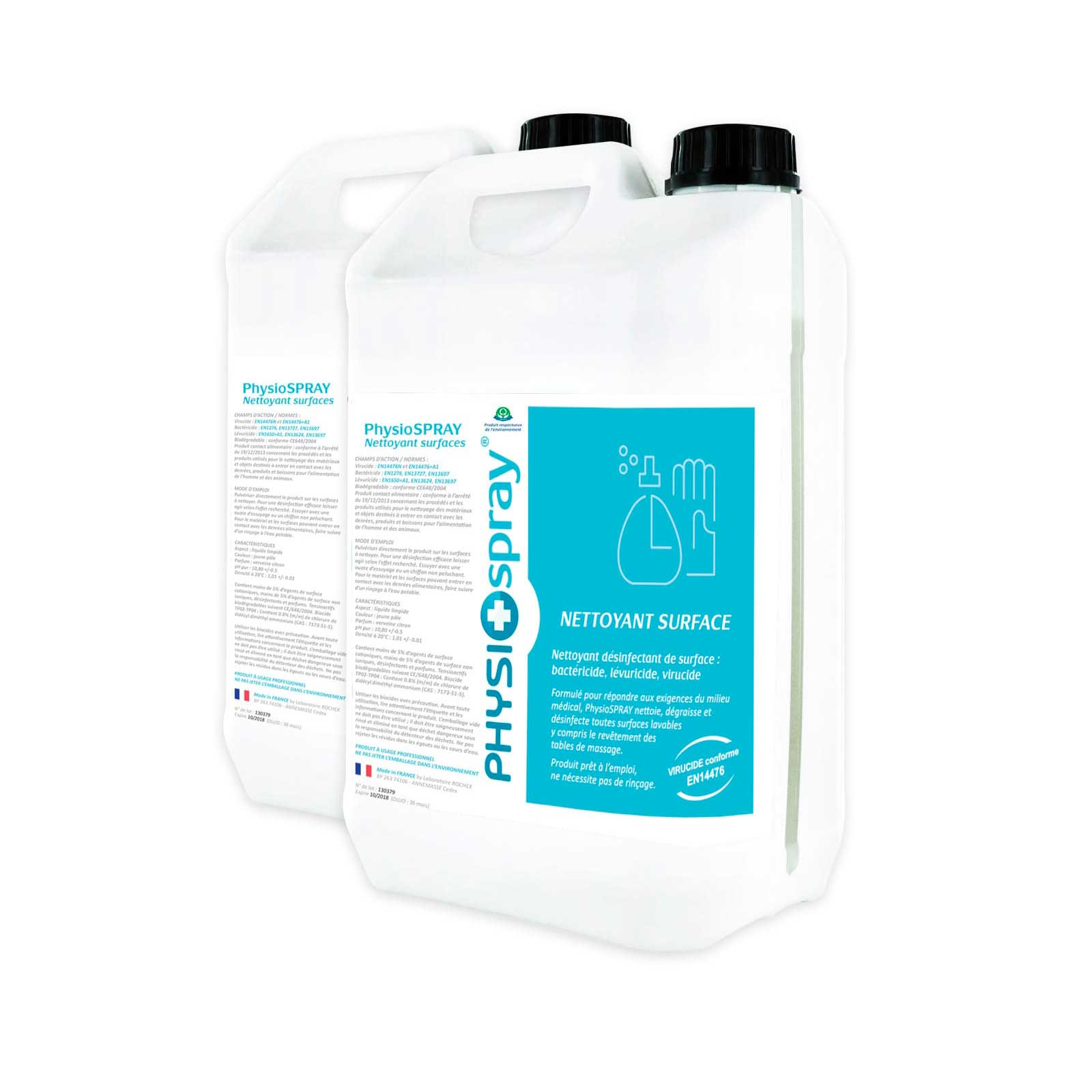 PHYSIOspray® virucide Pack : 2x 5 L